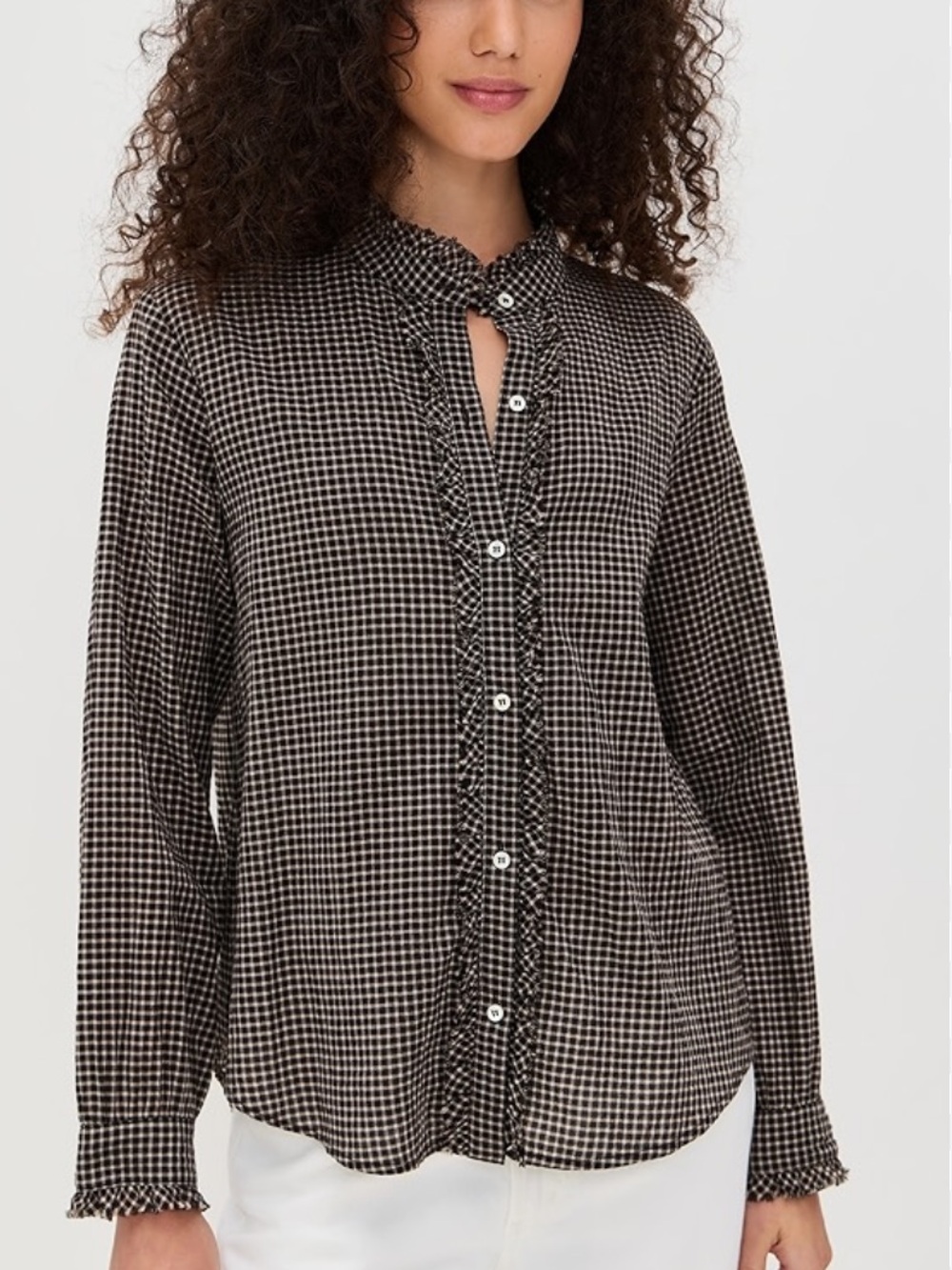 XiRena Amelie Button up Medium Blouse - Picture 7 of 7